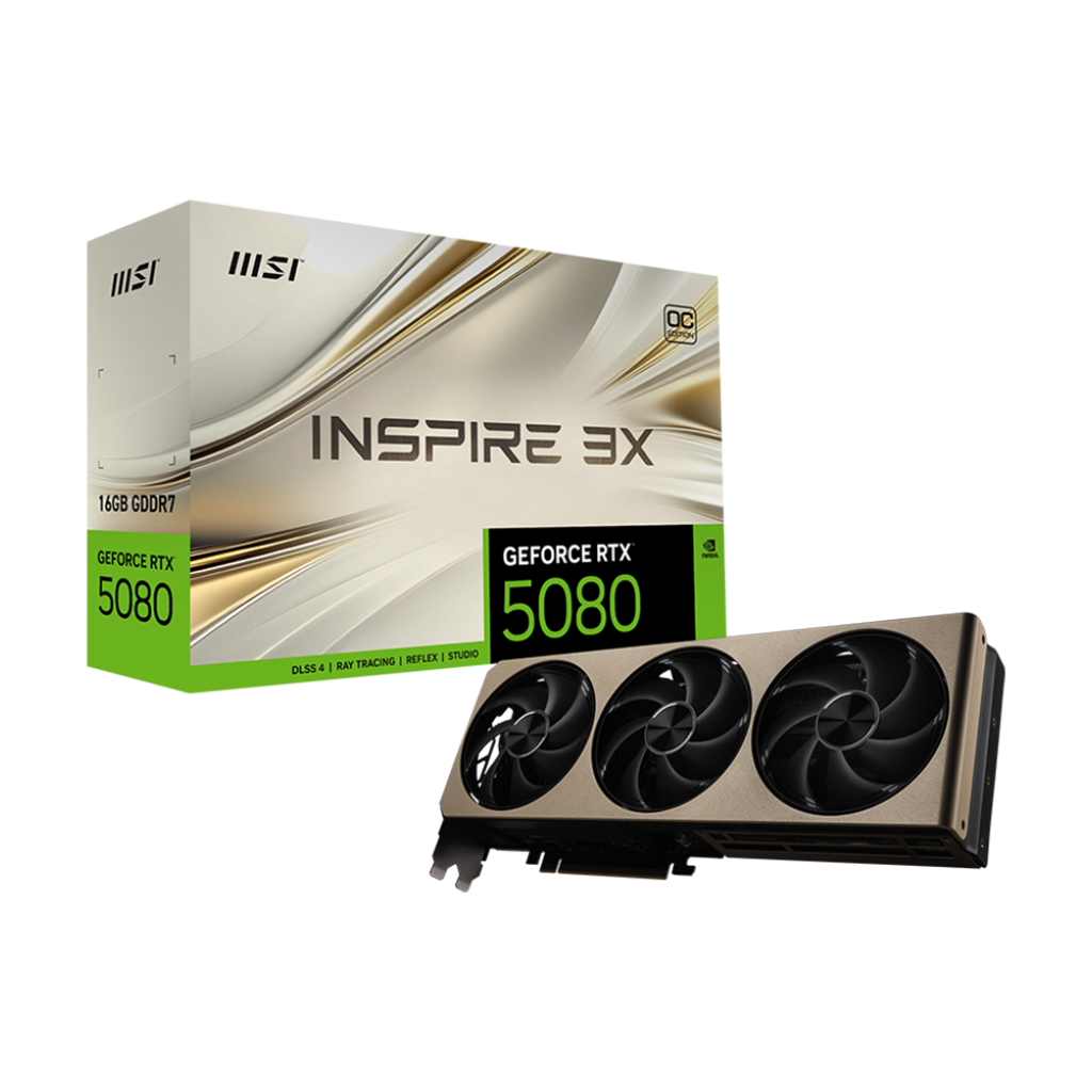 MSI GeForce RTX 5080 16G INSPIRE 3X OC