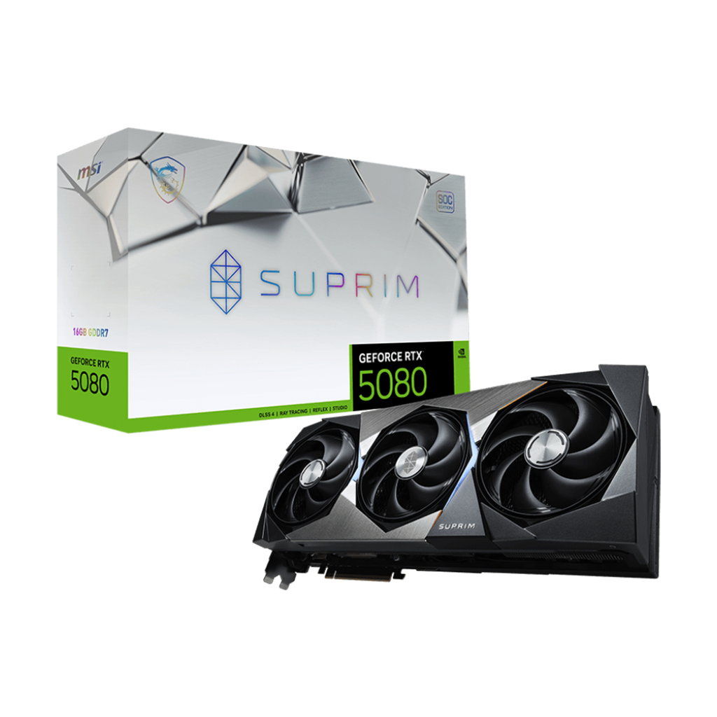 MSI GeForce RTX 5080 16G SUPRIM SOC