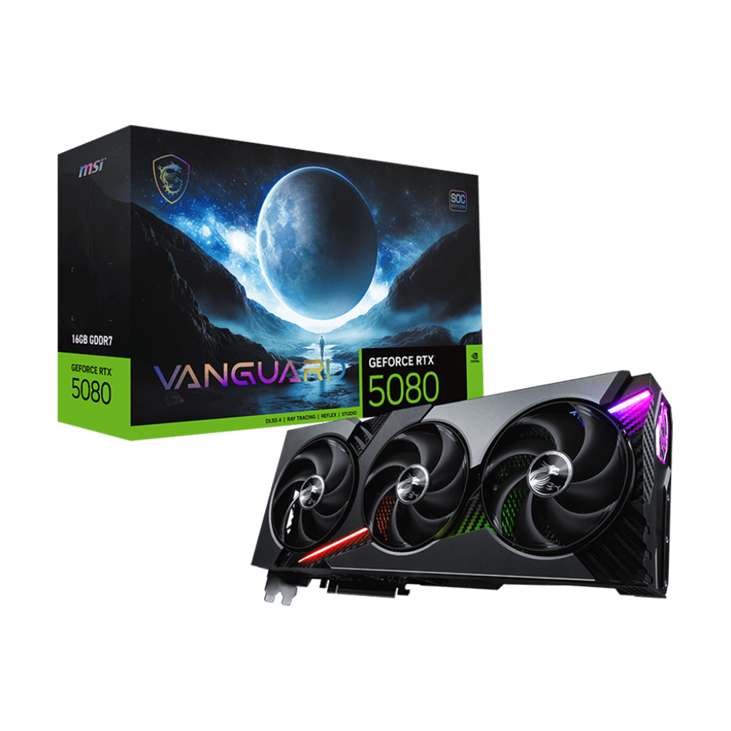 MSI GeForce RTX 5080 16G VANGUARD SOC