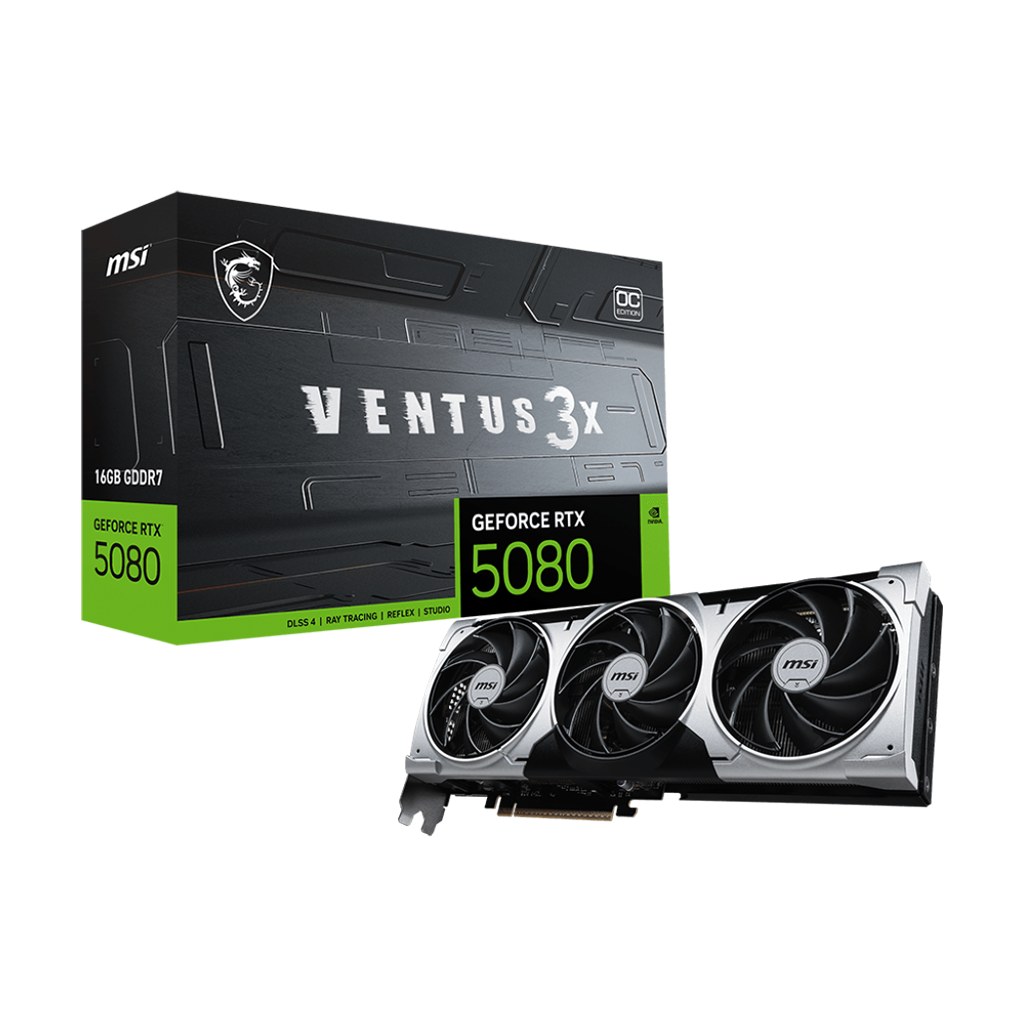 MSI GeForce RTX 5080 16G VENTUS 3X OC PLUS