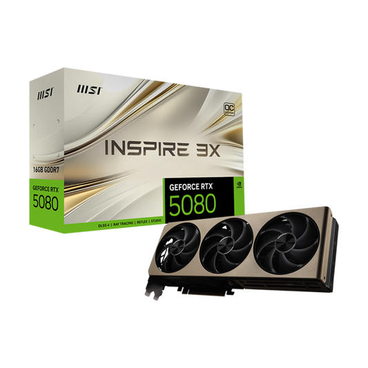 MSI GeForce RTX 5080 16G INSPIRE 3X OC