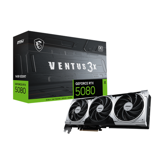 MSI GeForce RTX 5080 16G VENTUS 3X OC PLUS