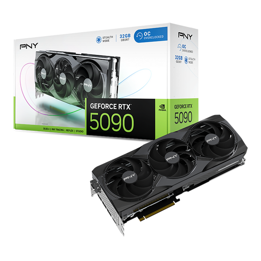PNY GeForce RTX 5090 Overclocked Triple Fan GPU